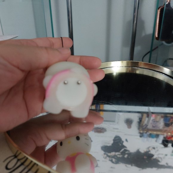 Hello Kitty Handbag Phone Charm Key chain Accessory Pink Yellow White Cute - Picture 4 of 4